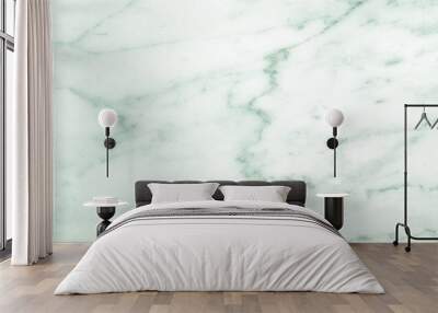 Green white marble wall surface gray pattern graphic abstract light elegant for do floor plan ceramic counter texture tile silver background. Wall mural