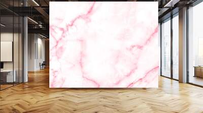 Marble granite white wall surface pink pattern graphic abstract light elegant for do floor ceramic counter texture stone slab smooth tile gray silver backgrounds natural for interior decoration. Wall mural