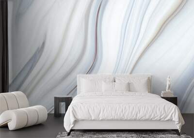 Marble rock texture blue ink pattern liquid swirl paint white dark that is Illustration panorama background for do ceramic counter tile silver gray that is abstract waves skin wall luxurious art ideas Wall mural