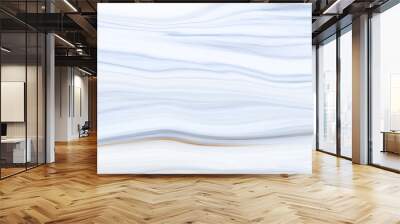 Marble wall surface Illustration blue white pattern yellow graphic background abstract light grey for floor ceramic counter texture tile gray silver painted waves skin wall luxurious art ideas concept Wall mural