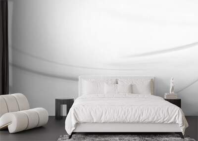 White gray satin texture that is white silver fabric silk panorama background with beautiful soft blur pattern natural. Wall mural