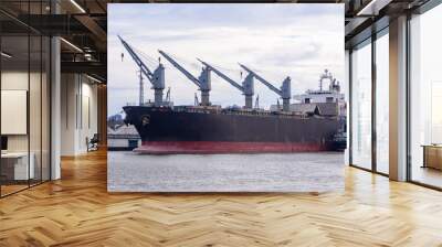 Container ship Wall mural