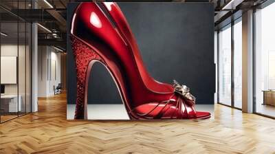 red heels Wall mural