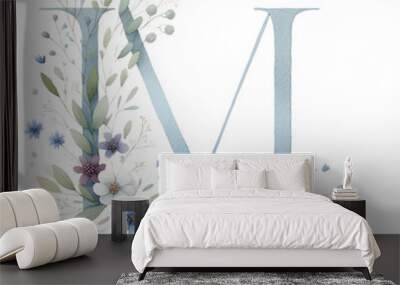 Letter M Wall mural