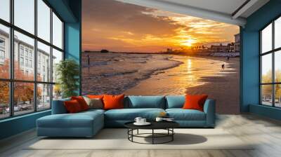 Sunrise and sunset Wall mural