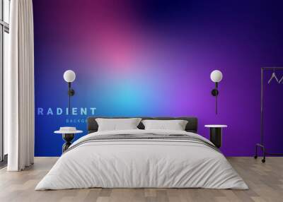 Abstract blur color gradient background Wall mural