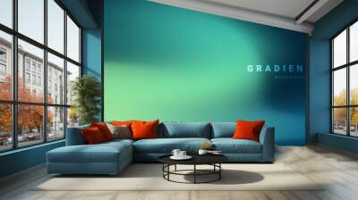 Abstract blurred gradient background vector. Wall mural