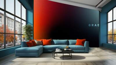 Abstract gradient background with grainy texture Wall mural