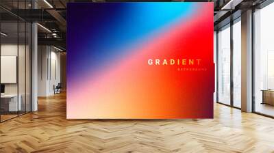 Abstract gradient blurred background with grainy texture	
 Wall mural