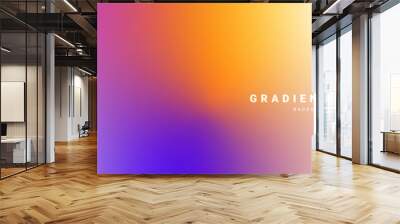 Abstract gradient blurred background Wall mural