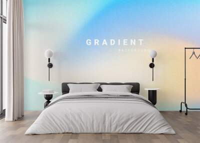 Abstract gradient colorful background with grainy texture Wall mural