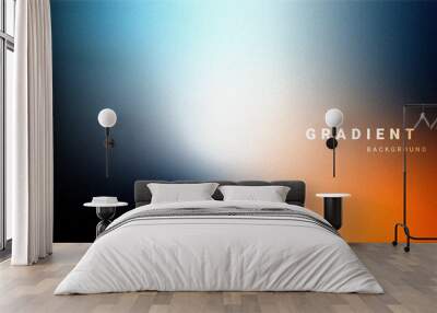 Blue gradient background with grain texture	
 Wall mural