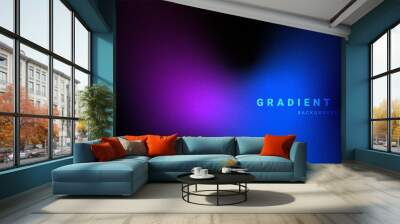 Blurred gradient background with grainy texture Wall mural