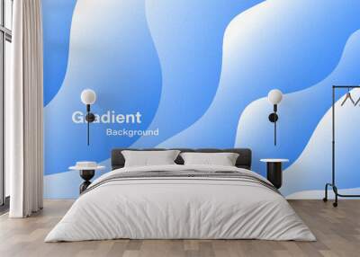 Dynamic wave gradient background with grainy texture	 Wall mural