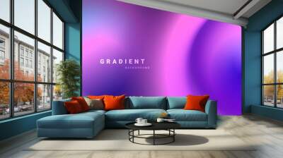 Gradient dynamic abstract background  with grainy texture vector  Wall mural