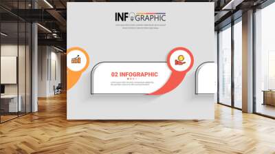 Presentation business infographic template vector.	
 Wall mural