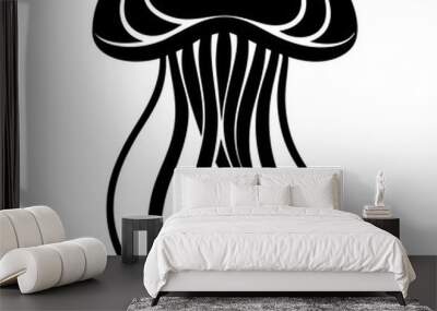 mushrooms vector icon  Wall mural