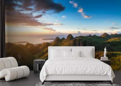 Sunset Osmena Peak Cebu Philippines Wall mural