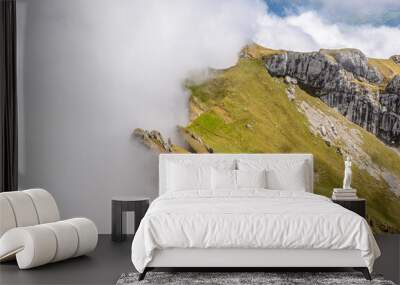 The Swiss Alps from the Pilatus Peak. Wall mural