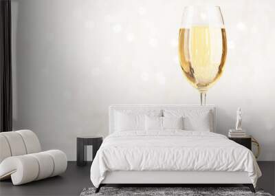 Champagne glass Wall mural