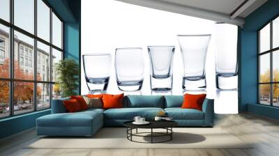 cocktail glass collection - shots Wall mural