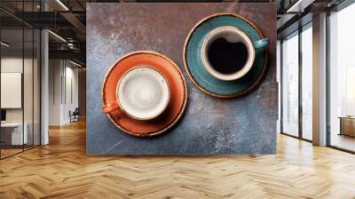 Coffee cups Wall mural