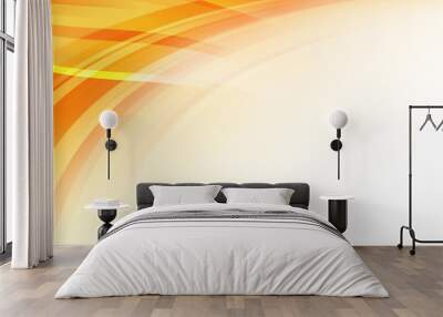 Colorful wave abstract background Wall mural