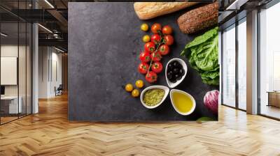 Cooking food ingredients Wall mural