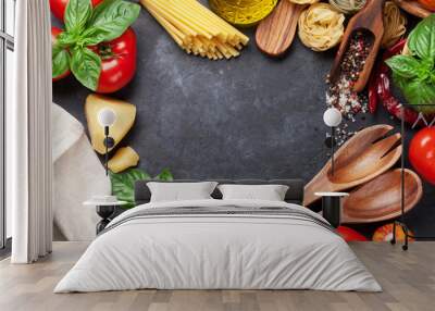 Italian food cooking Wall mural