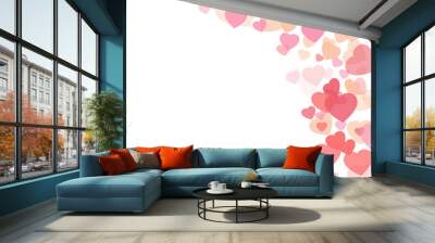 Valentines day background Wall mural