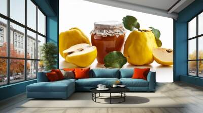 QUINCE JAM white background Wall mural