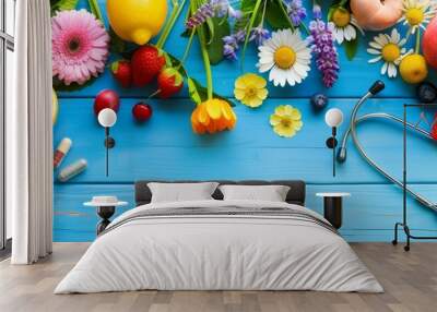 Functional medicine health banner Wall mural