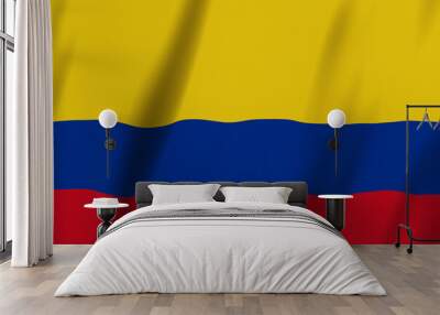 Colombia flag background Wall mural