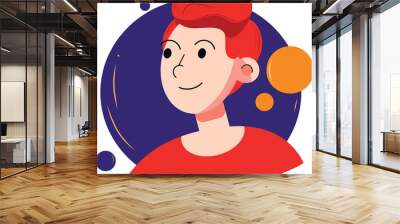 Smiling Boy  Wall mural