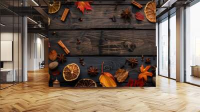 The Autumn Harvest Table Decoration Wall mural