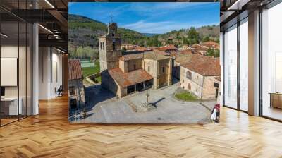 Church of San Martin de Tours in Molinos de Duero Wall mural