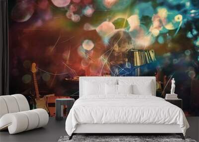 energy of fractal realms Wall mural