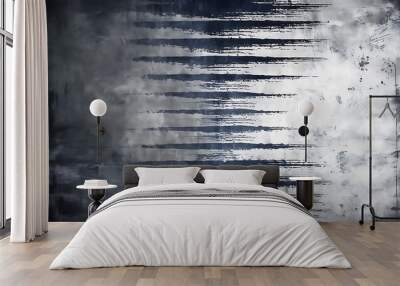 Grunge grey to white background gradient Wall mural