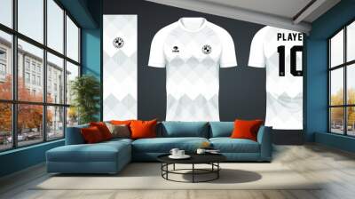 sports jersey template for soccer uniform shirt design Wall mural