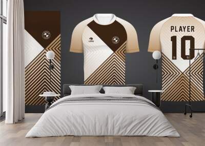 sports shirt jersey design template Wall mural