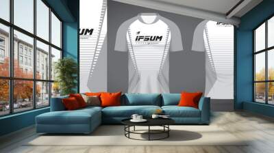 white jersey sport design template Wall mural