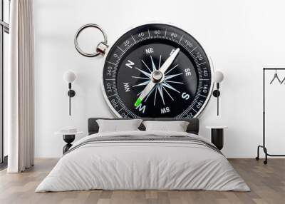 compass on white background.Isolated Wall mural