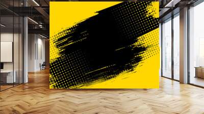 abstract grunge texture and halftone banner design. dots pop art comics sport style vector illustrat Wall mural