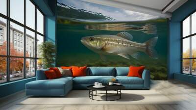 fish in the water Wall mural