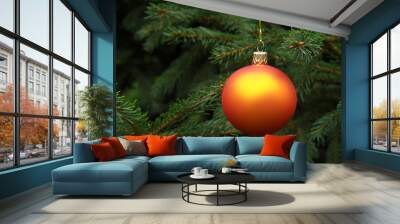 Christmas tree Wall mural