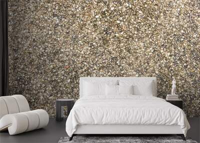 pebble stone floor texture background Wall mural