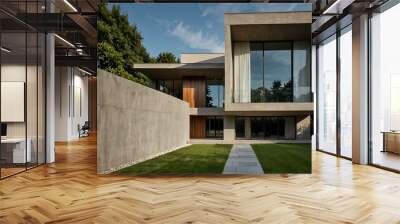 Inspirational photography of modern house exteriors. Wall mural