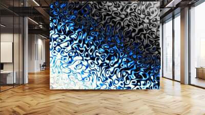 Wavy pattern background. Abstract squared texture fractal image. Wall mural