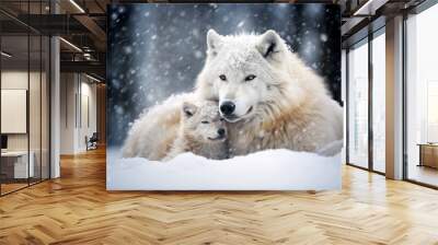 Wolf Animal Wild Beauty Freedom Wilderness Enchanting Wall mural