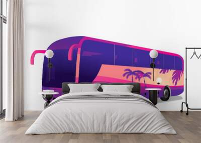 tourist bus Wall mural